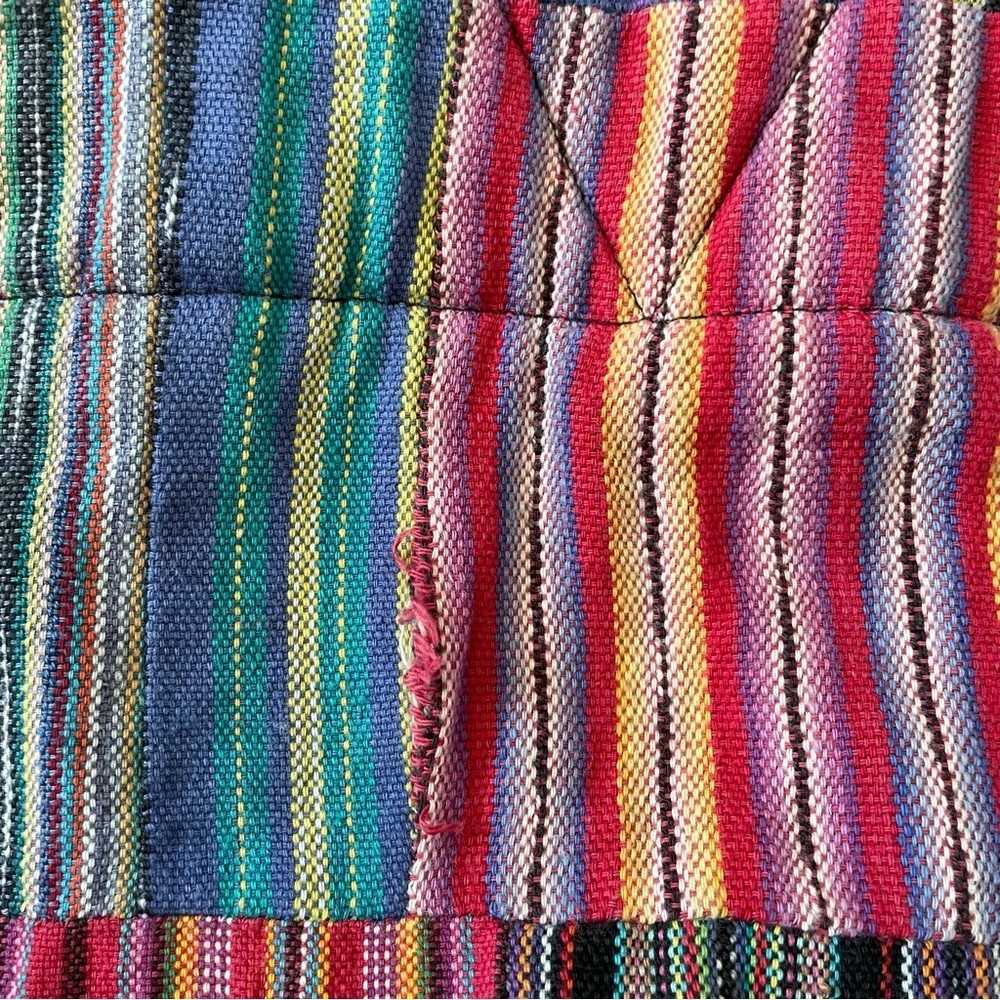 James Halbert Serape Patchwork Bomber Jacket Ethn… - image 4